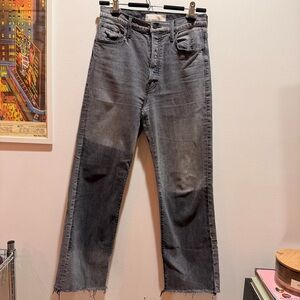MOTHER Charcoal Denim Jeans